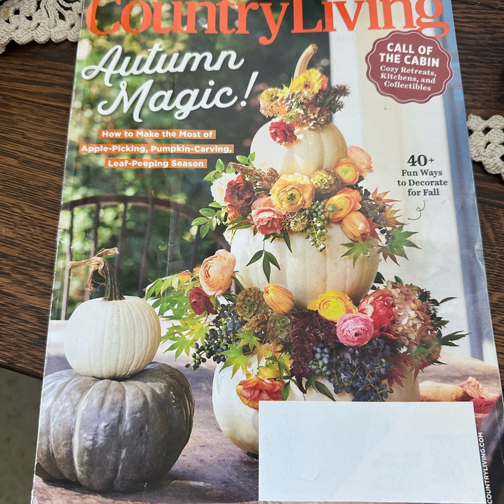Country Living Magazine - Autumn Magic Edition